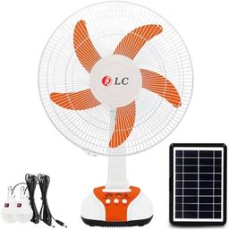 دي ال سي مروحة طاولة تعمل بالطاقة الشمسية DLC-31069 — product image 2 of 4, Marshan Store