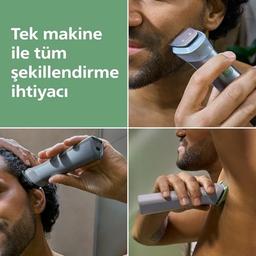 Philips ماكينة تشذيب الكل في واحد من سلسلة 5000، MG5922/15، مجموعة عناية للرجال 10 في 1، للوجه والشعر والجسم، بتقنية BeardSense، تشغيل حتى 120 دقيقة، مقاومة للماء — product image 3 of 6, Marshan Store