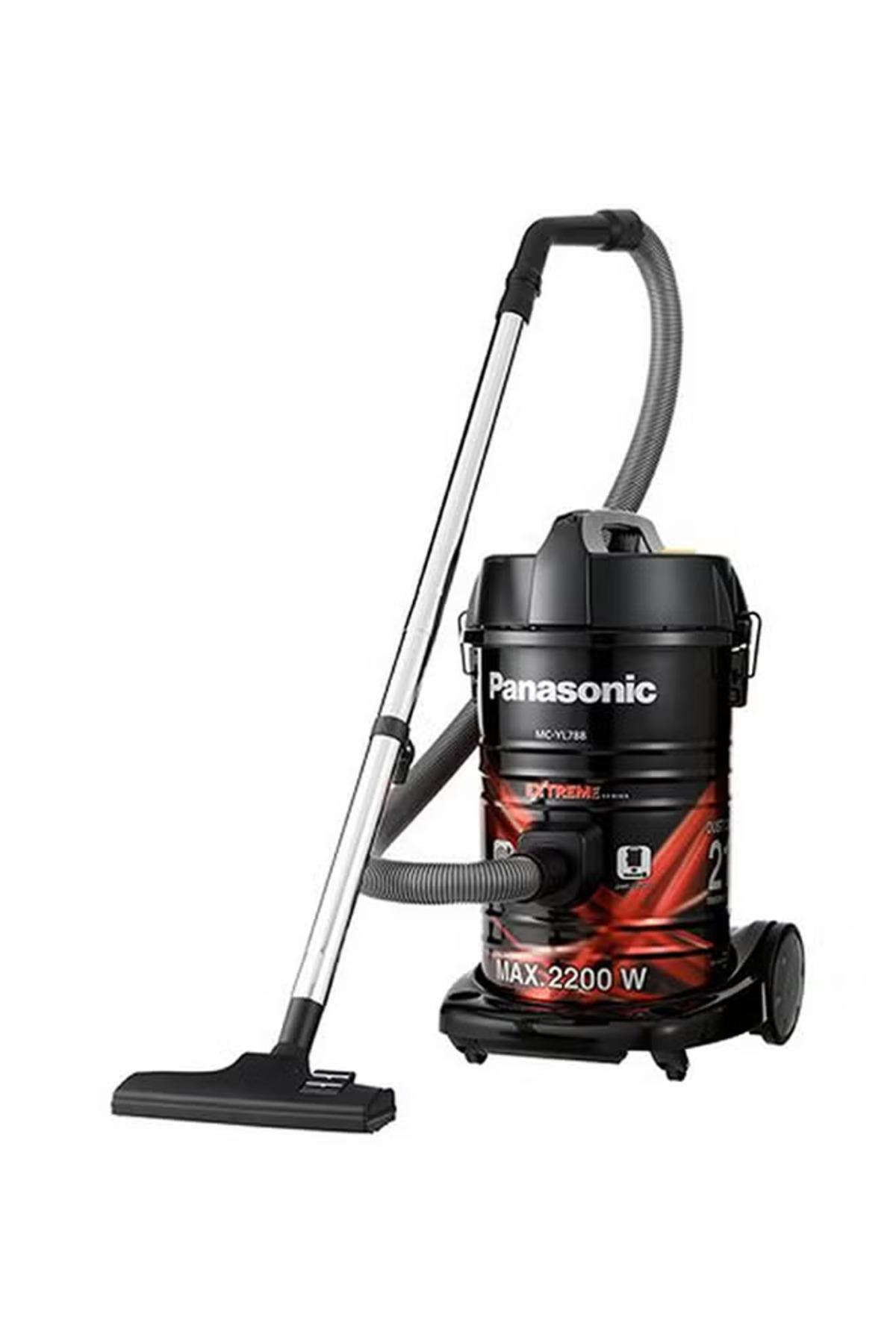 Panasonic مكنسة كهربائية أسطوانية سعة 21 لترًا وقوة 2200 وات MC-YL788R747 باللون الأسود — product image 1 of 3, Marshan Store