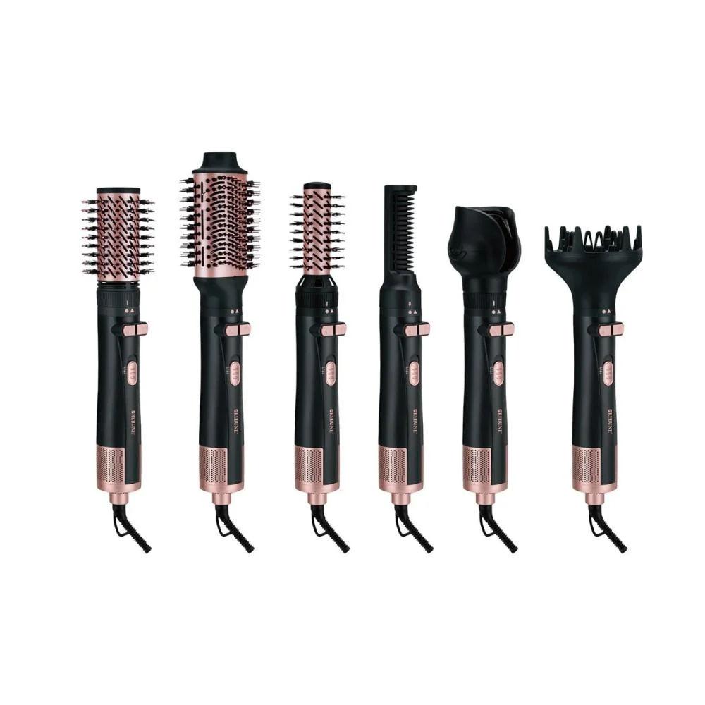 ريبون مصفف شعر أوتوماتيكي 6 في 1 RE-2158 بقوة 1200 واط مع 6 ملحقات — product image 1 of 3, Marshan Store